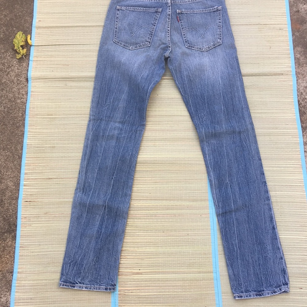 Levi's 510 Super Skinny Acid Wash Blue Jeans 31 x 32 Zipper Fly Closure 5 Pocket
